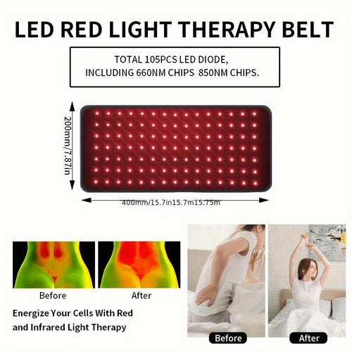 Red & Near-Infrared Body Pad for Targeted Wellness