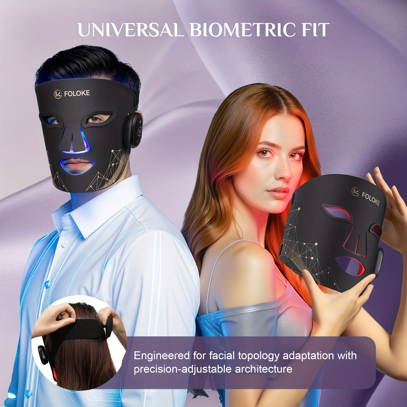 Wireless Red & Near-Infrared Light Therapy Mask
