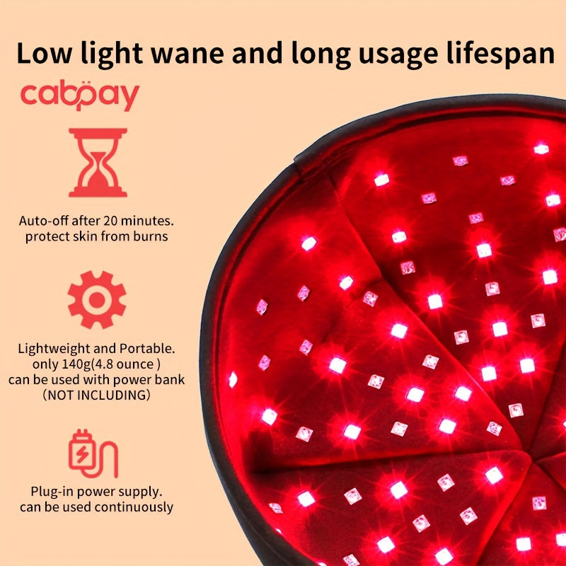 Red & Near-infrared Light Light Therapy Cap for Scalp Wellness